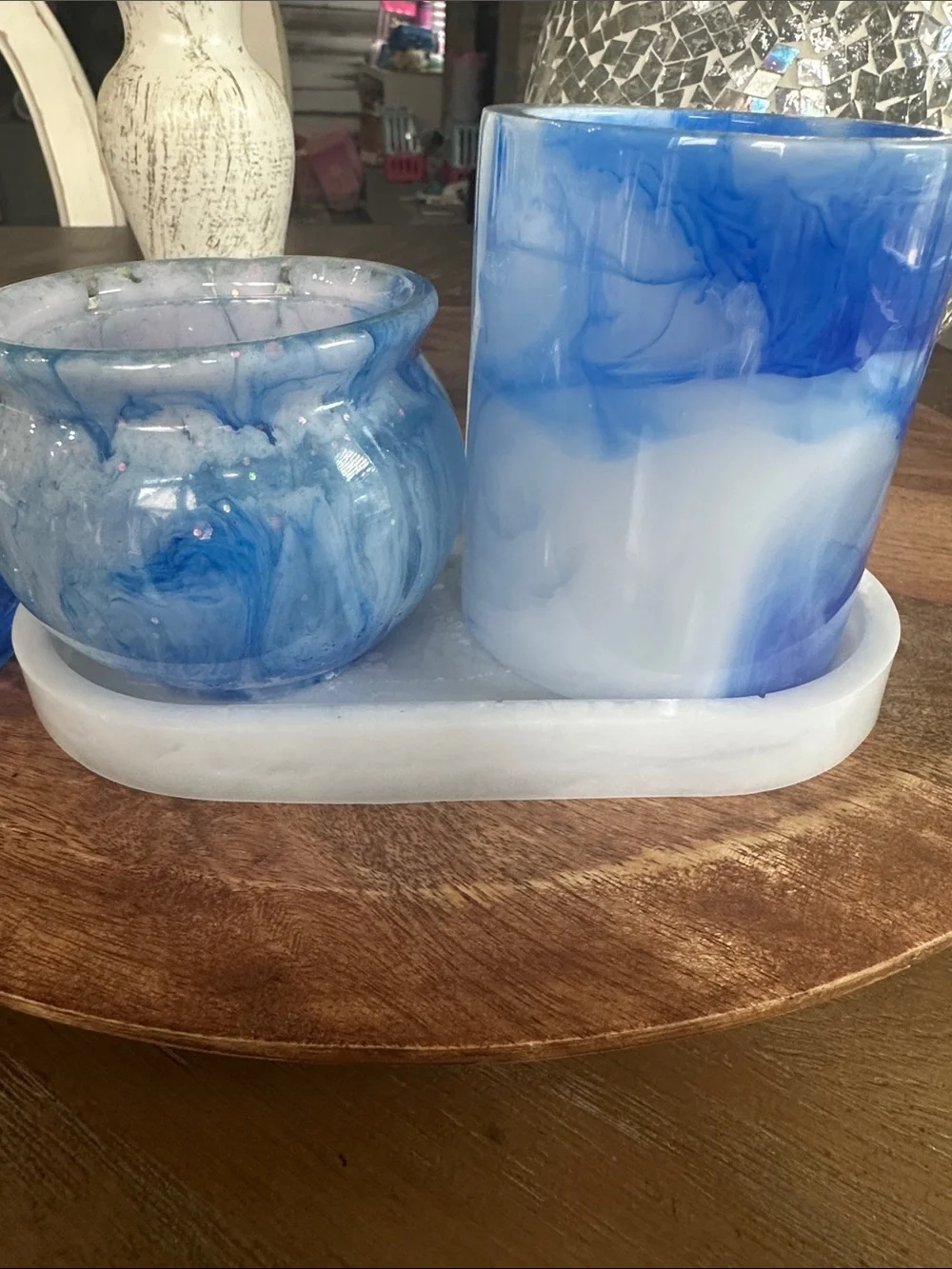 Epoxy resin vanity set HOMEMADE